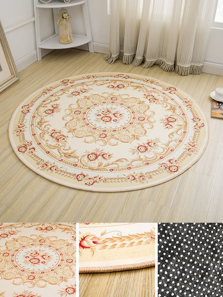Alfombra redonda estampada de  - Commercial Printing Online reseña y precio