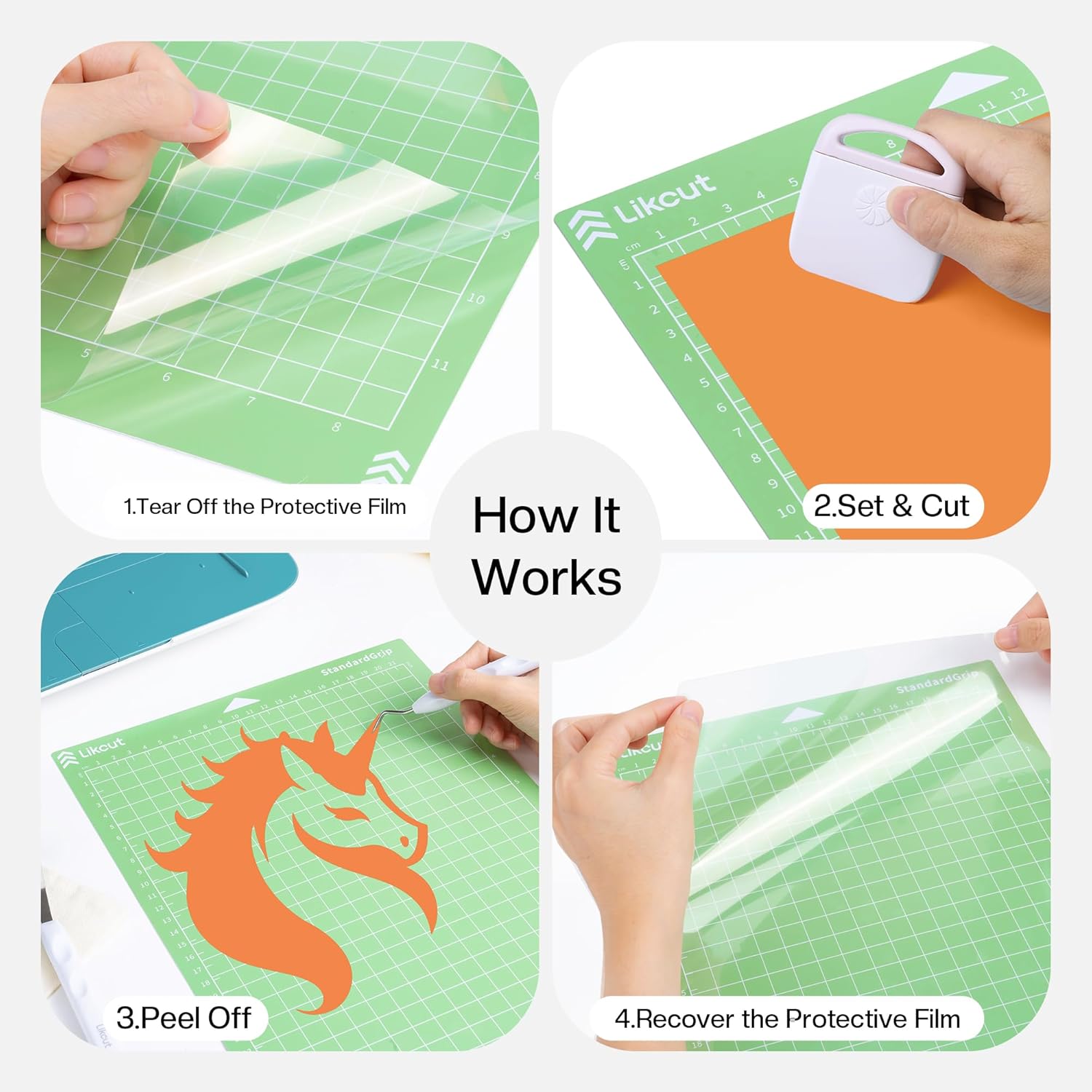 Tapetes de Corte Adhesivos, Pa - Plotter Cutting Mat reseña y precio