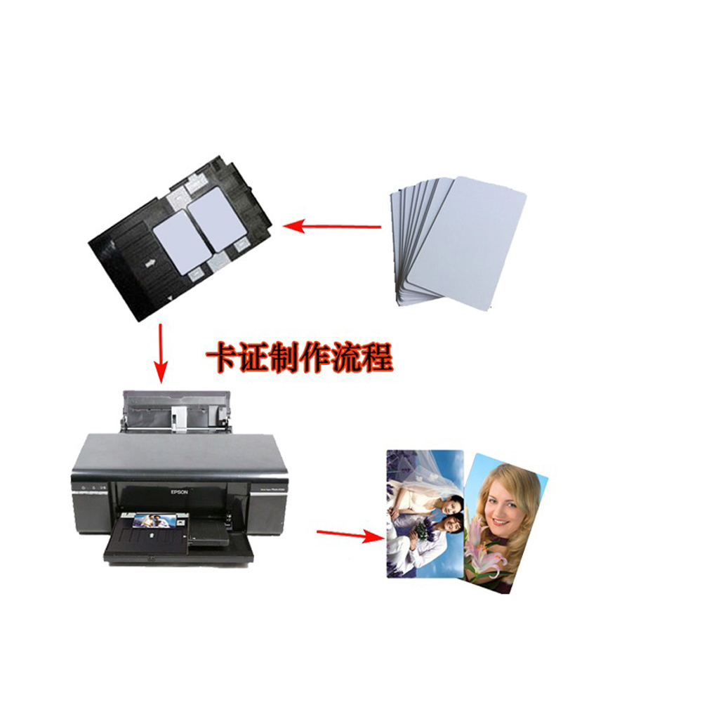 20 Tarjetas de PVC Blancas Bri - Commercial Printing Machine reseña y precio
