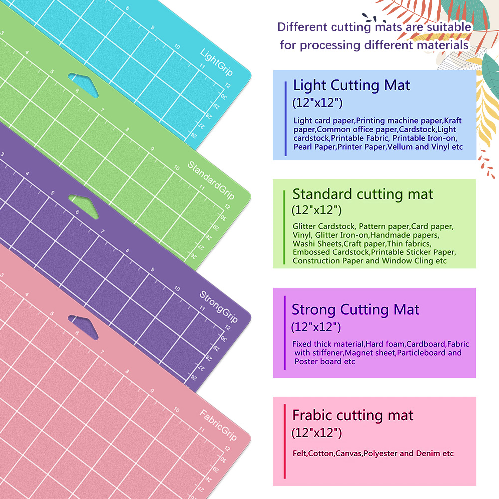Tapete de corte Cricut, 12x12  - Plotter Cutting Mat reseña y precio