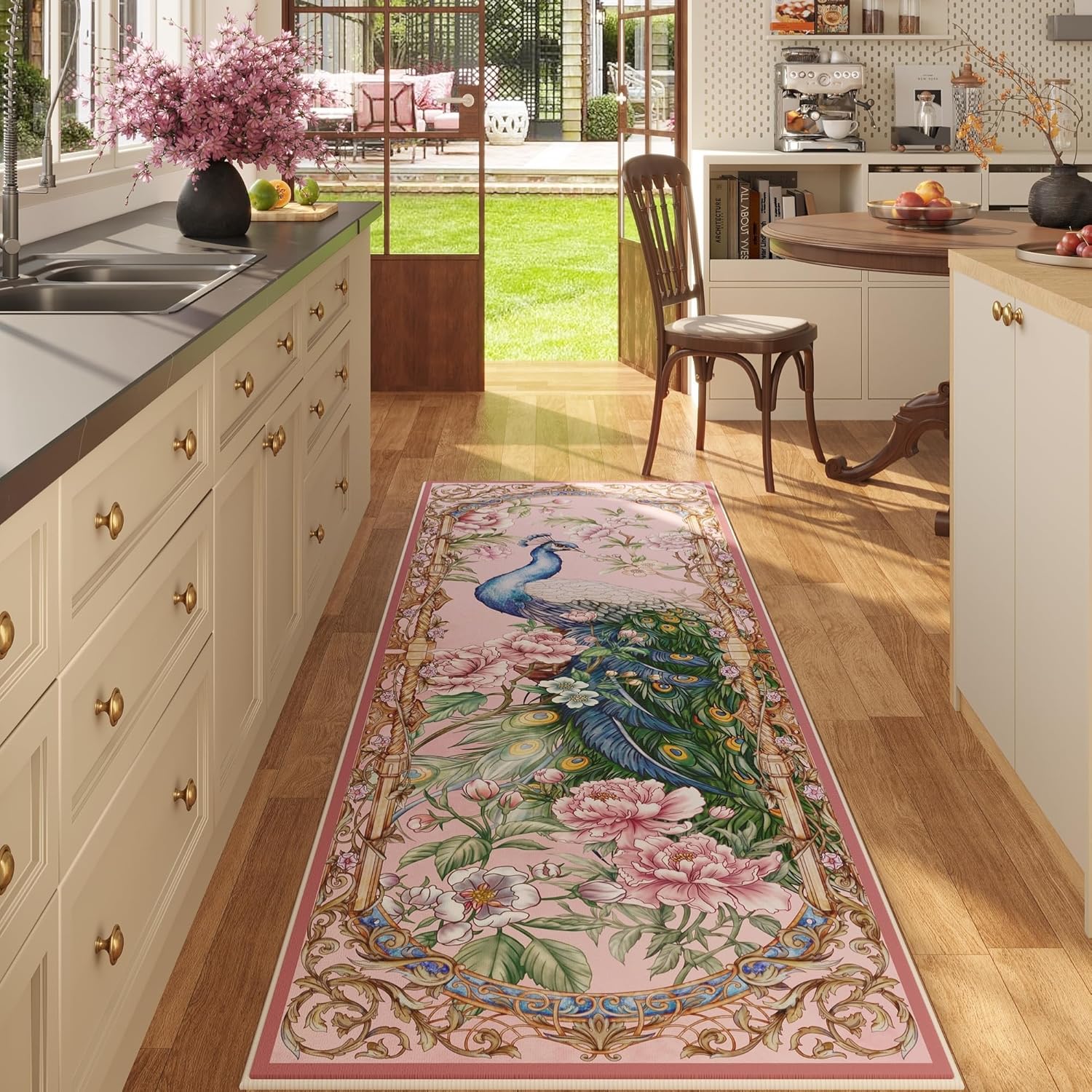 Hallway Runner Rug Animal Flor - Commercial Printing Online reseña y precio