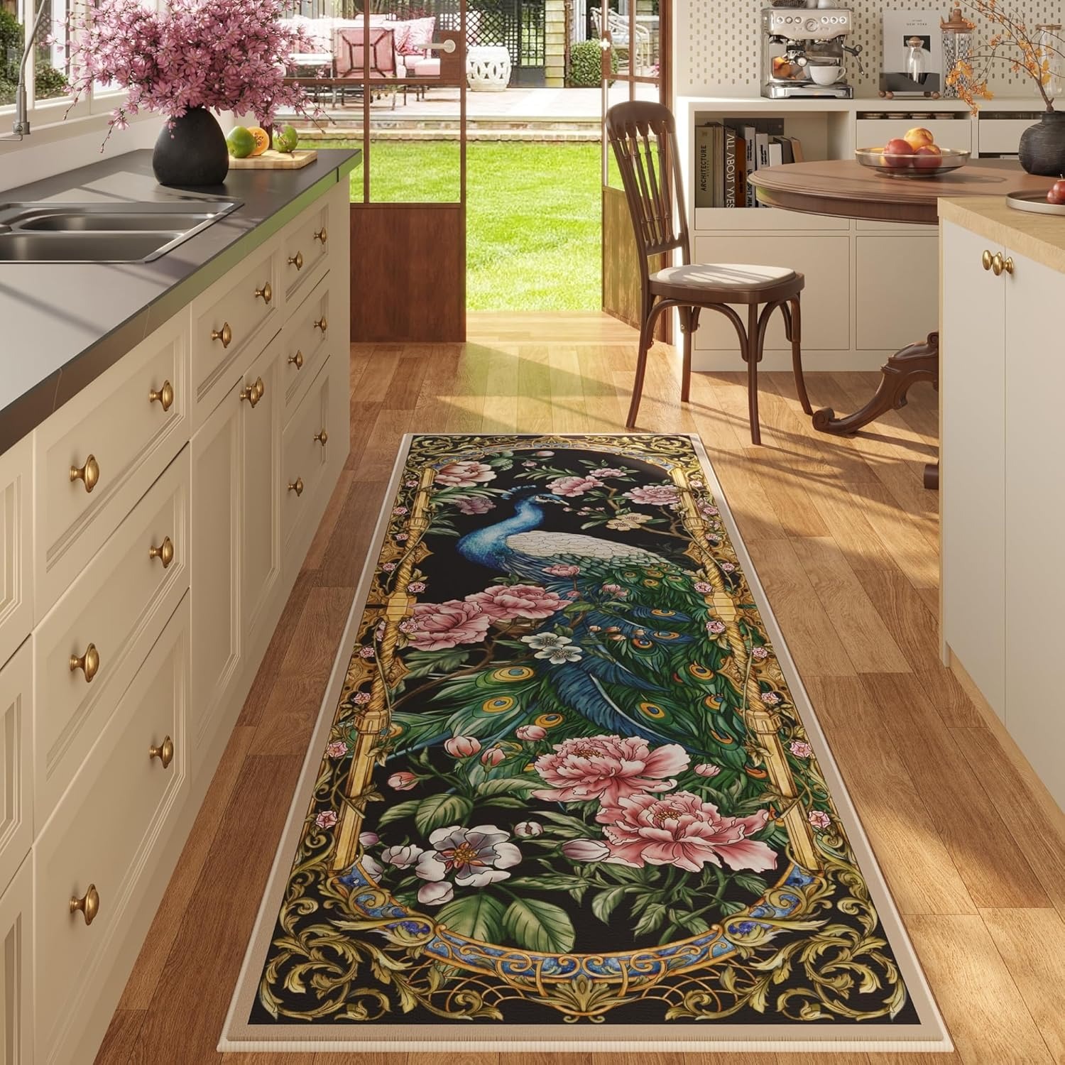 Hallway Runner Rug Animal Flor - Commercial Printing Online reseña y precio