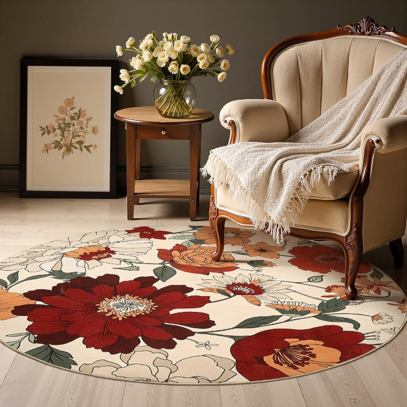 Alfombra redonda para sala de  - Commercial Printing Online reseña y precio