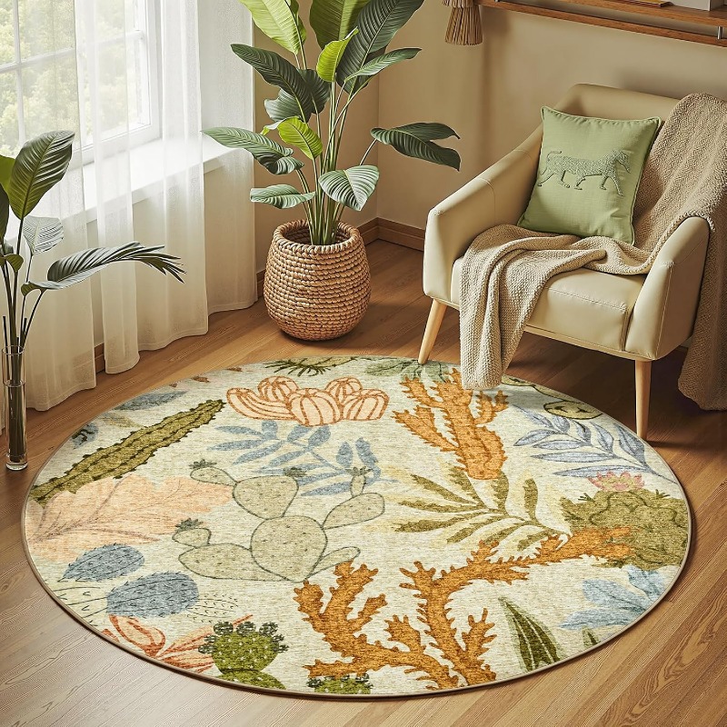 Alfombra redonda para sala de  - Commercial Printing Online reseña y precio