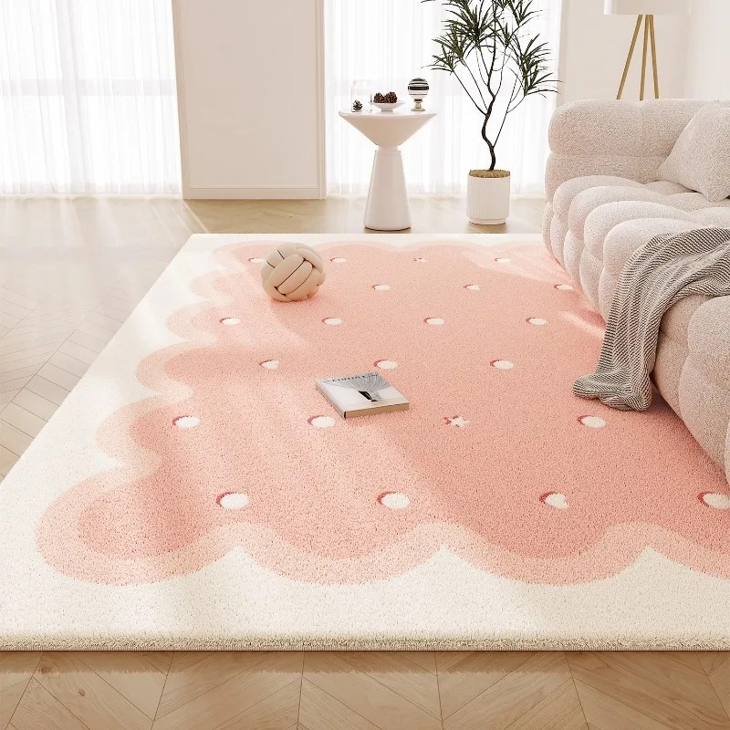 Alfombra Rosa Dulce para Sala  - Commercial Printing Online reseña y precio